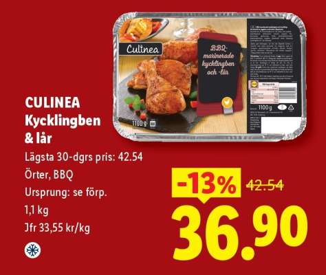 Culinea Kycklingben & -lår