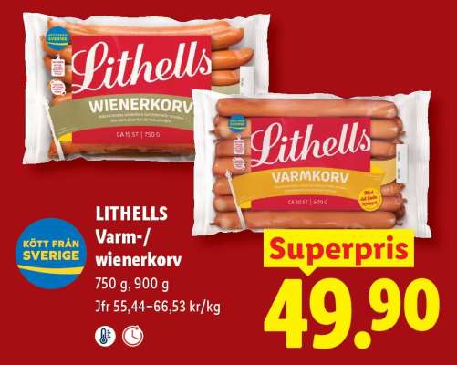 Lithells Varm-, Wienerkorv