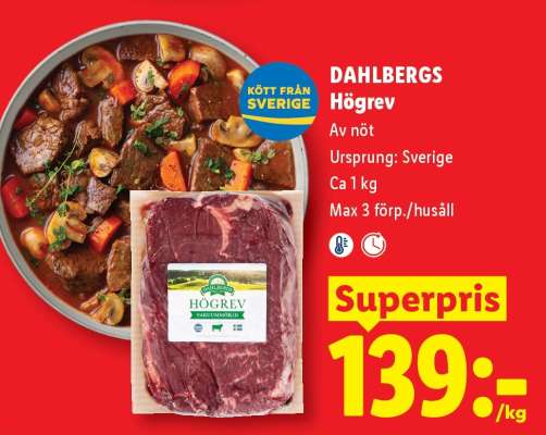 DAHLBERGS Högrev