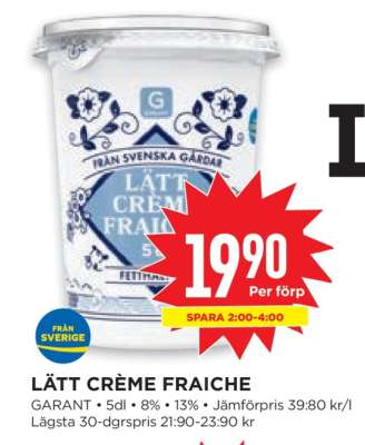 Lätt Crème Fraiche
