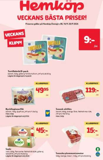 thumbnail - Hemköp reklamblad