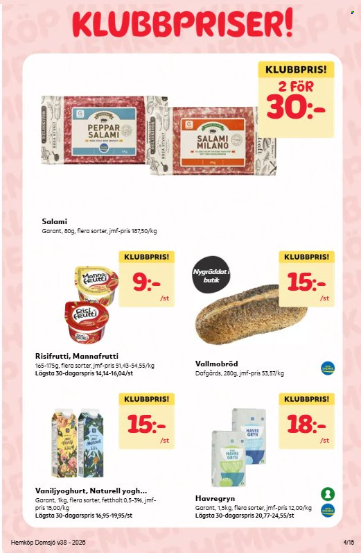 Hemköp reklamblad - 14/9 2026 - 20/9 2026. Sida 4