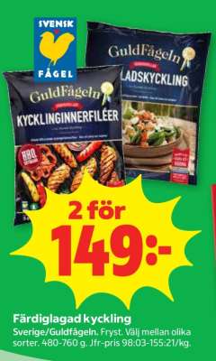 Färdiglagad kyckling