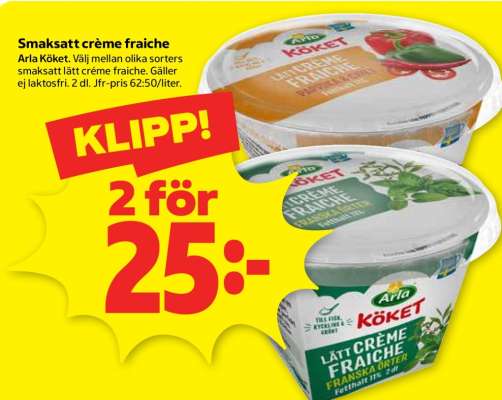 SMAKSATT CRÈME FRAICHE