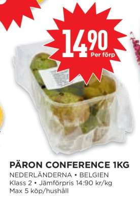 PÄRON CONFERENCE 1KG