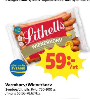 Varmkorv, Wienerkorv
