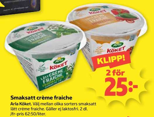 SMAKSATT CRÈME FRAICHE