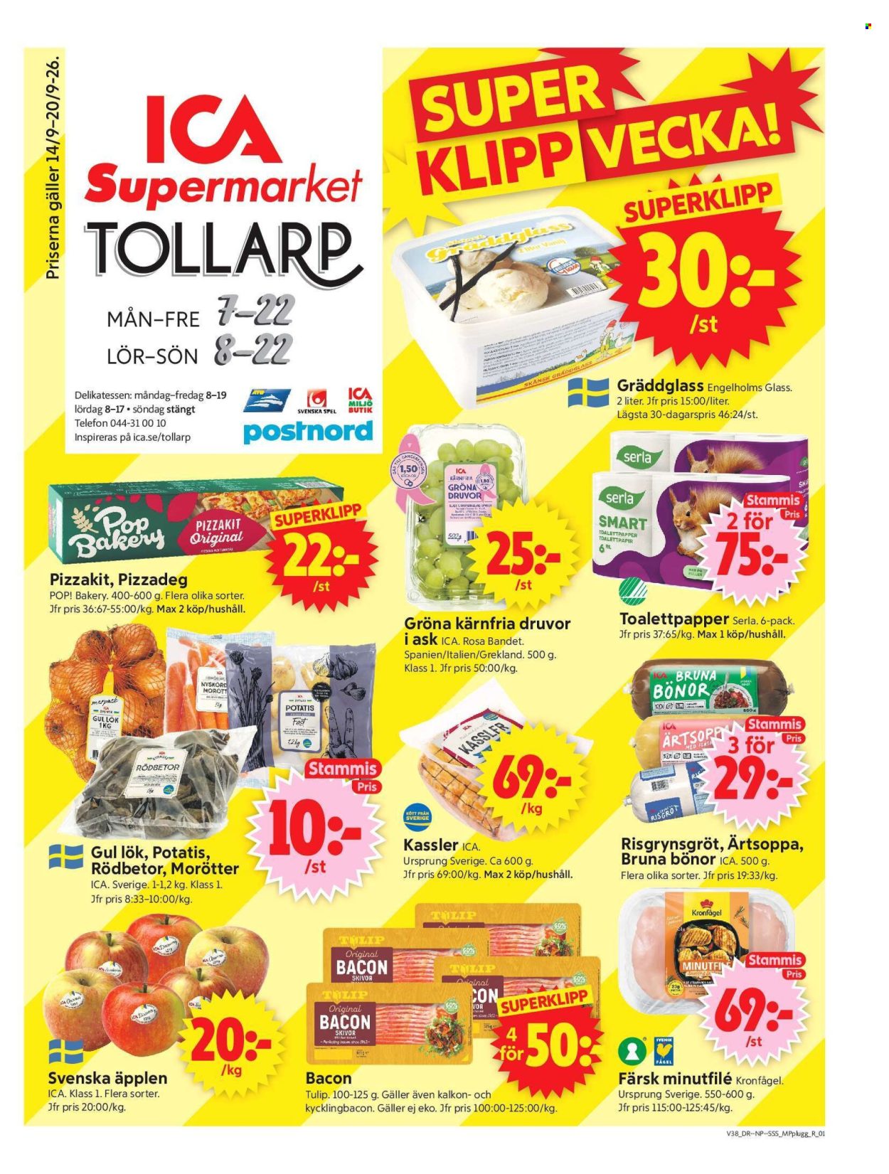 ICA reklamblad - 14/9 2026 - 20/9 2026. Sida 1