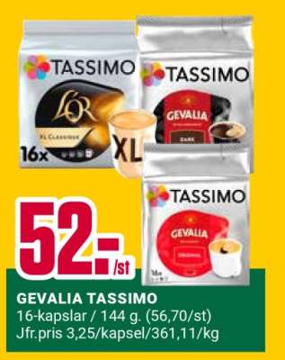 GEVALIA TASSIMO