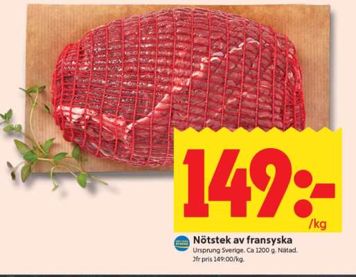 Nötstek av Fransyska