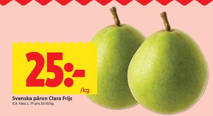 Svenska päron Clara Frijs