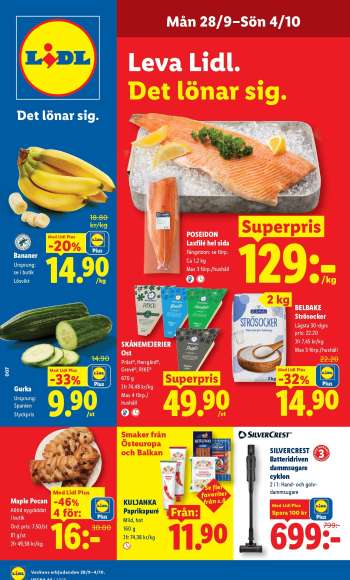 Lidl reklamblad - 28/9 2026 - 4/10 2026.