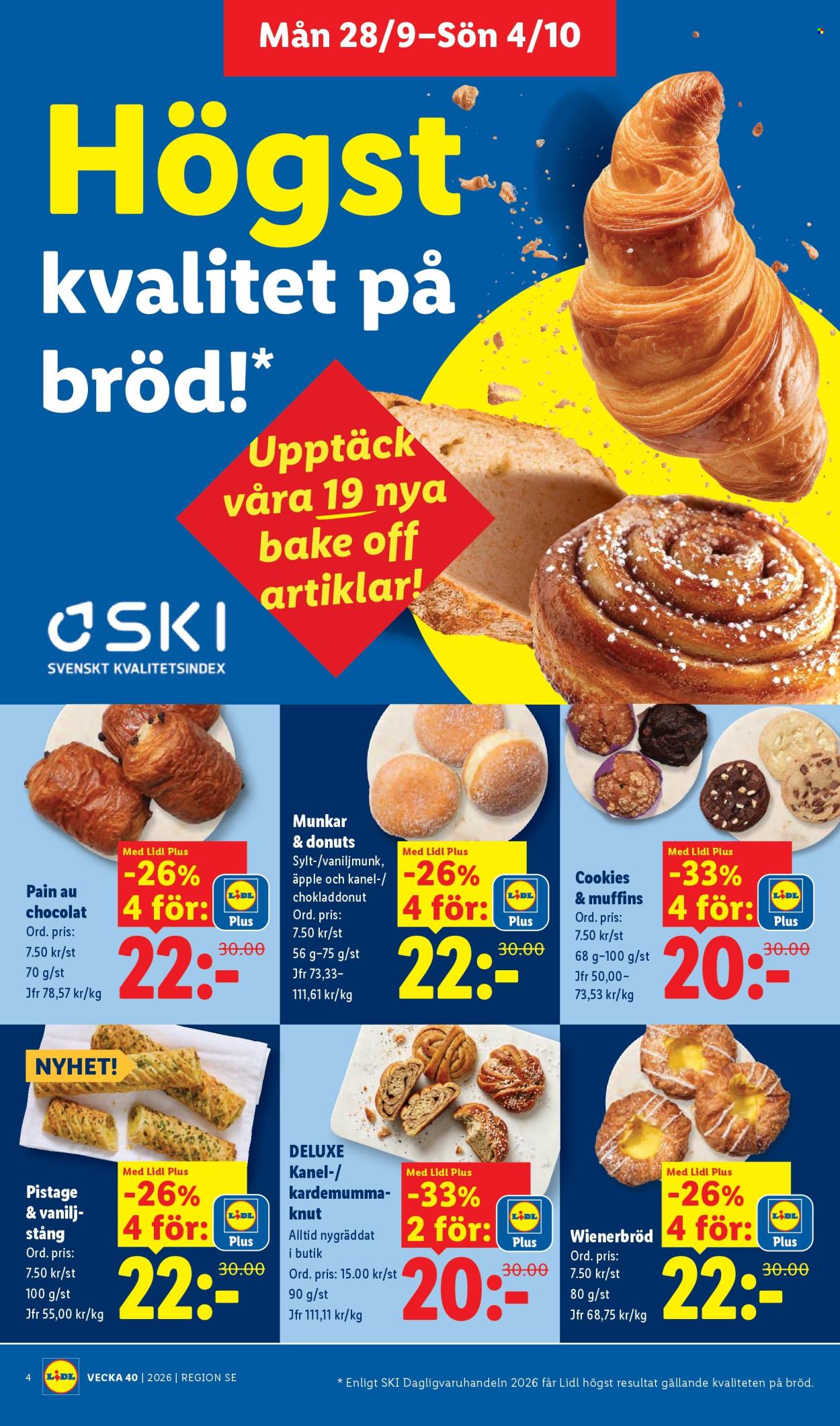 Lidl reklamblad - 28/9 2026 - 4/10 2026. Sida 4