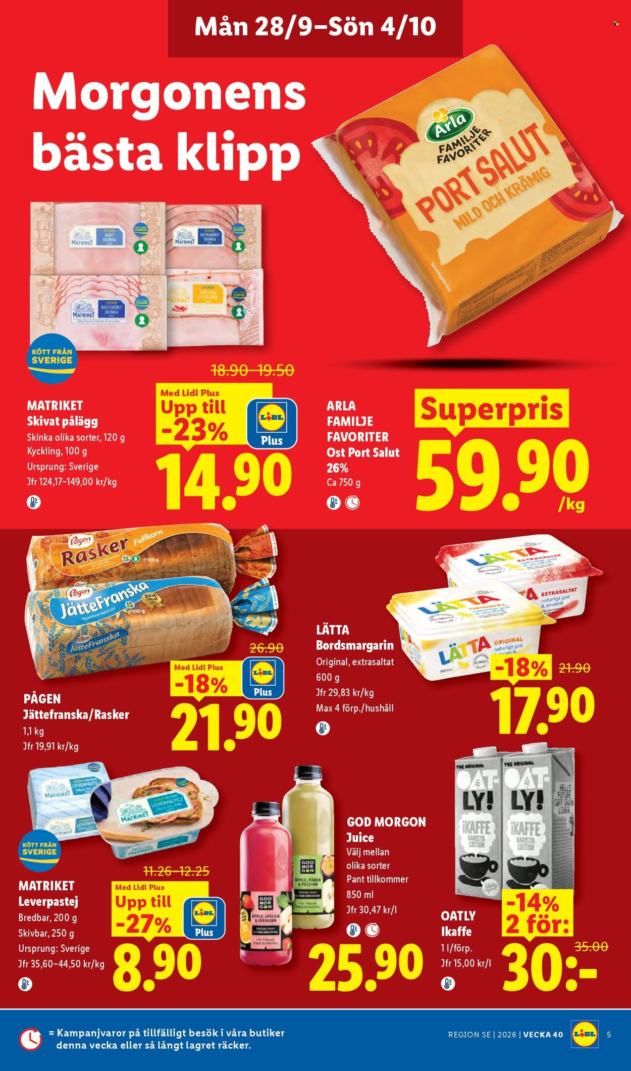 Lidl reklamblad - 28/9 2026 - 4/10 2026. Sida 6