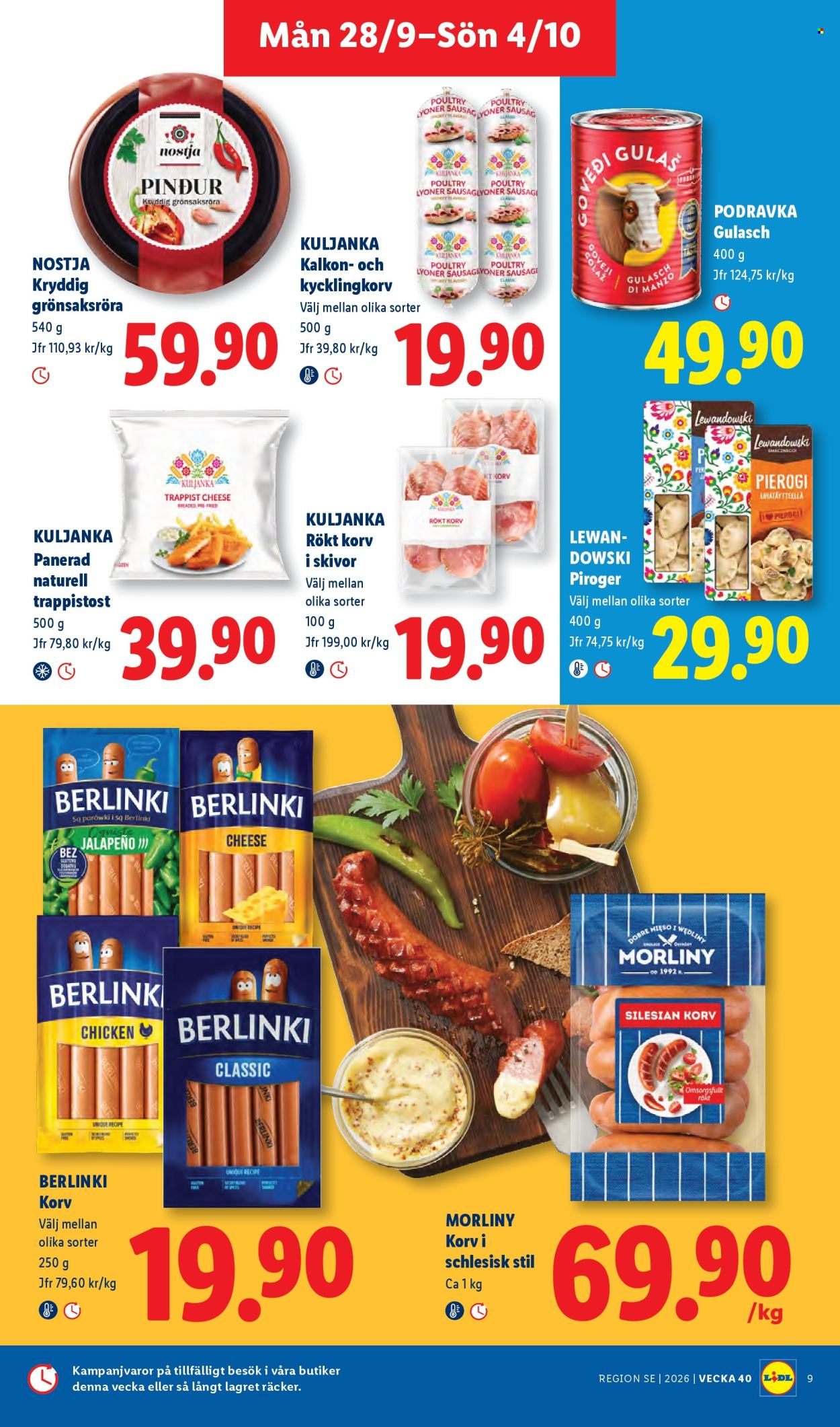 Lidl reklamblad - 28/9 2026 - 4/10 2026. Sida 10