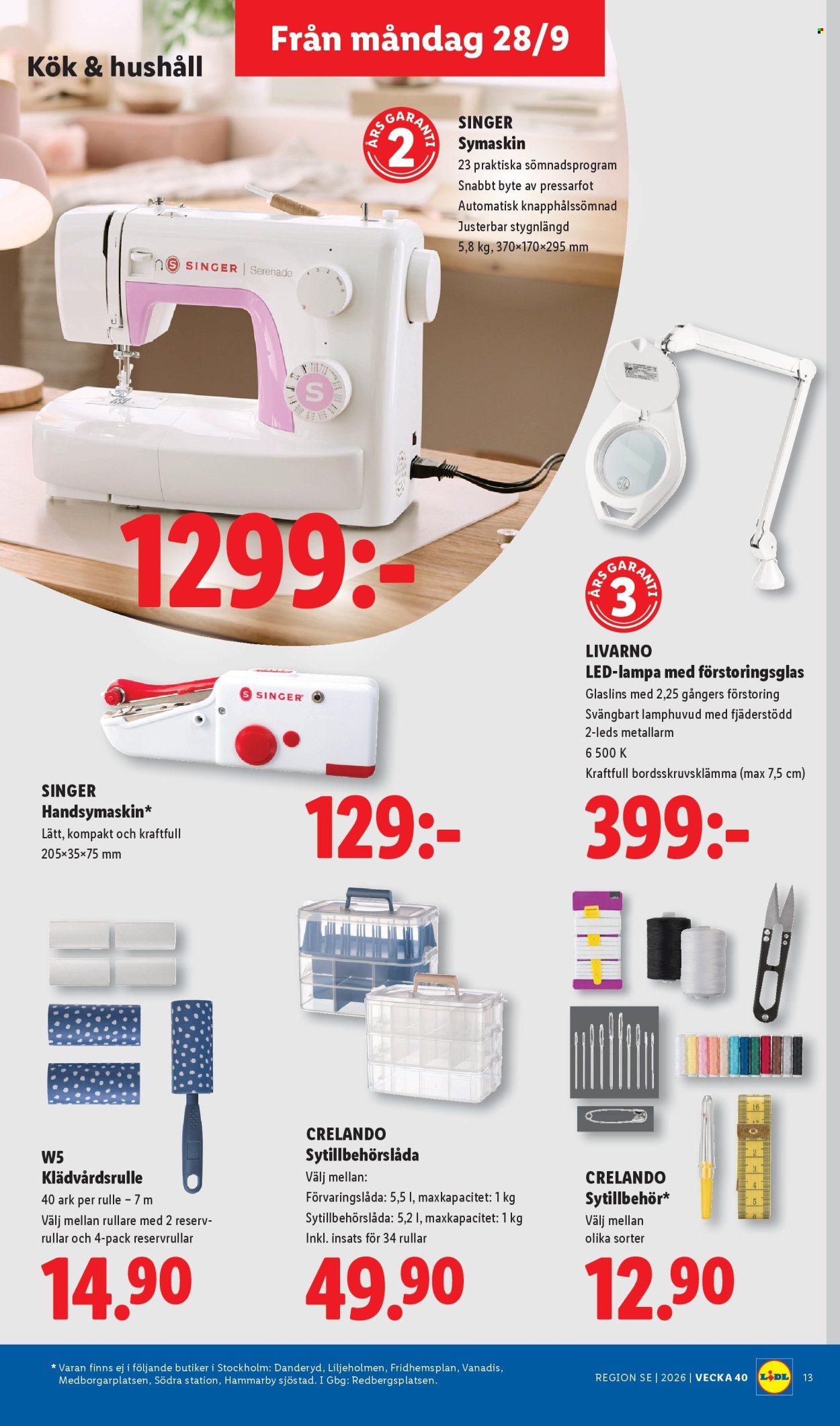 Lidl reklamblad - 28/9 2026 - 4/10 2026. Sida 15