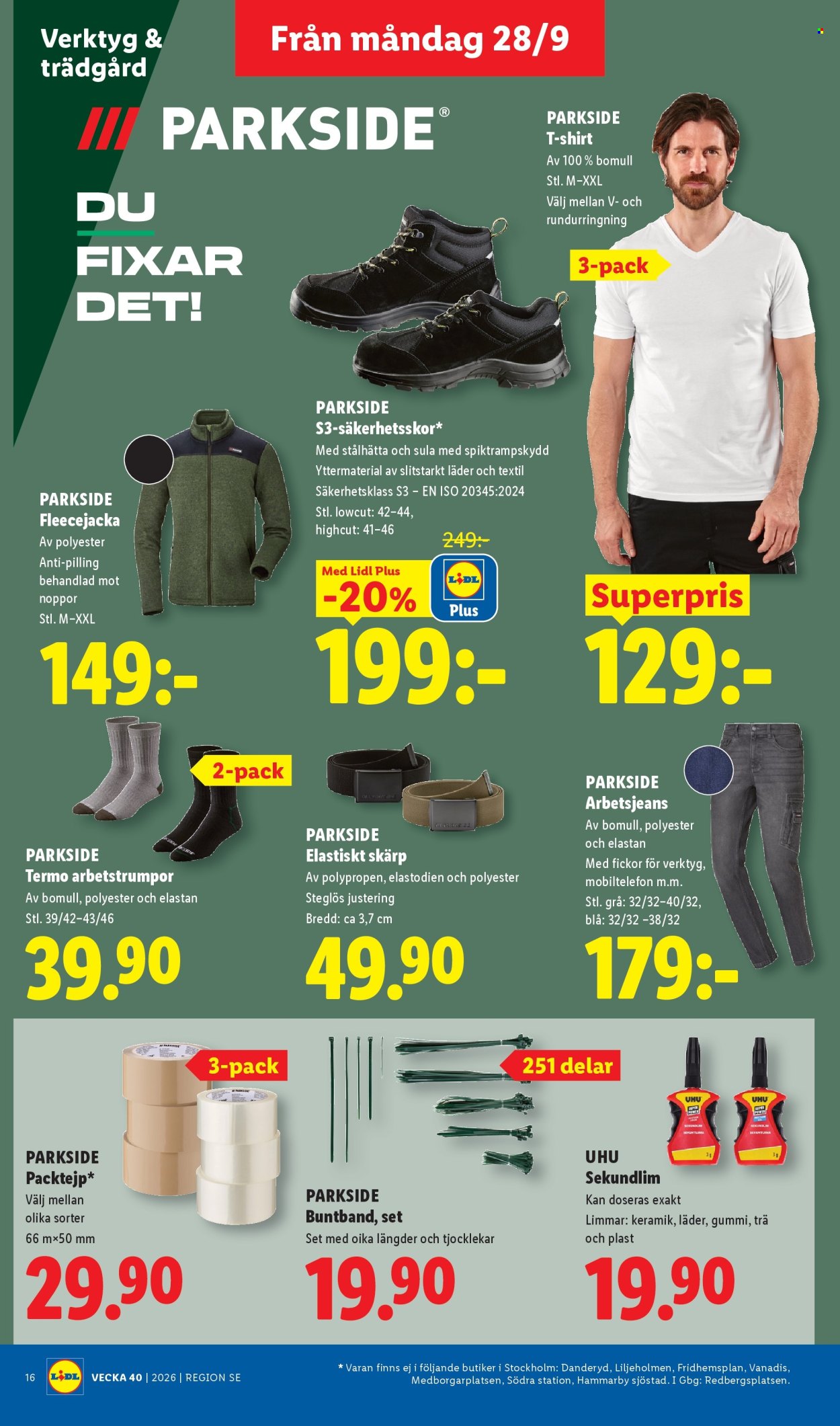 Lidl reklamblad - 28/9 2026 - 4/10 2026. Sida 19