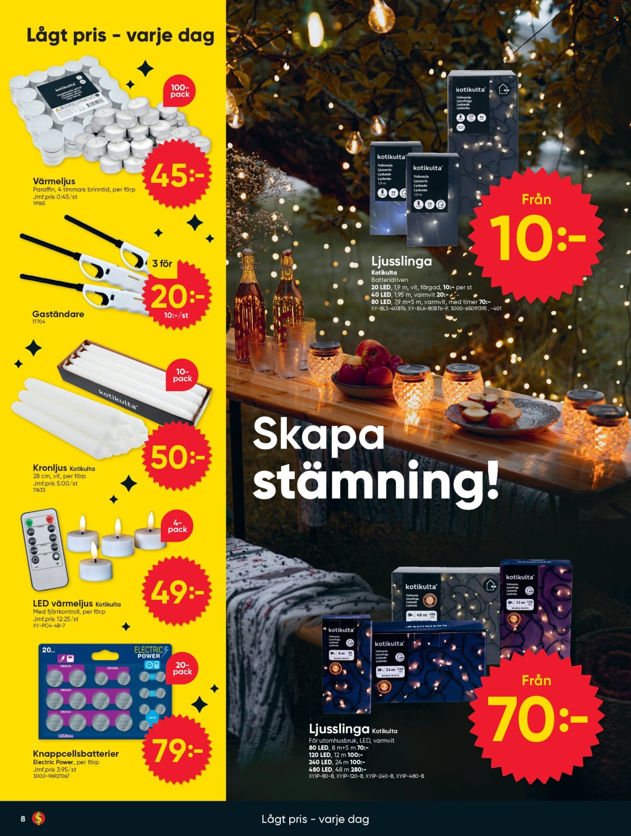 DollarStore reklamblad - 21/9 2026 - 4/10 2026. Sida 8