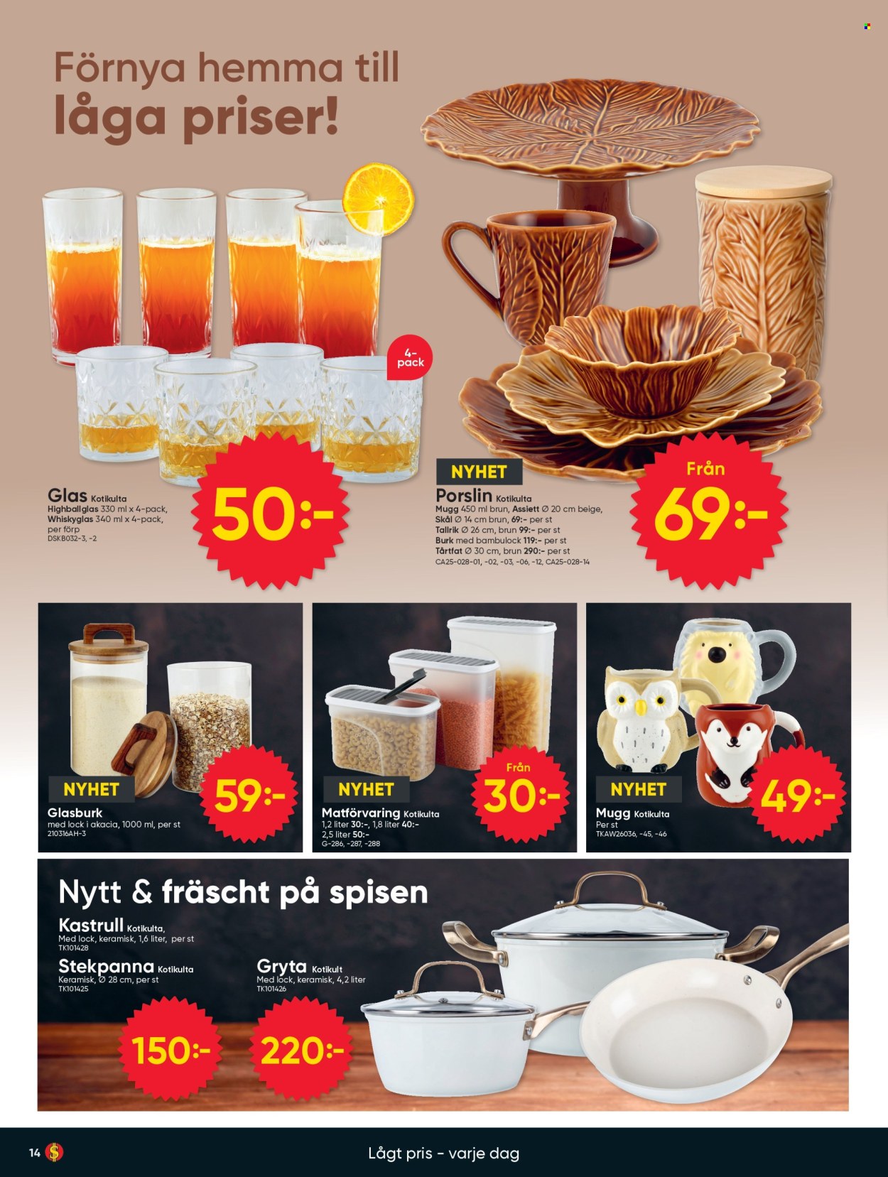 DollarStore reklamblad - 21/9 2026 - 4/10 2026. Sida 14