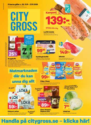 thumbnail - City Gross reklamblad
