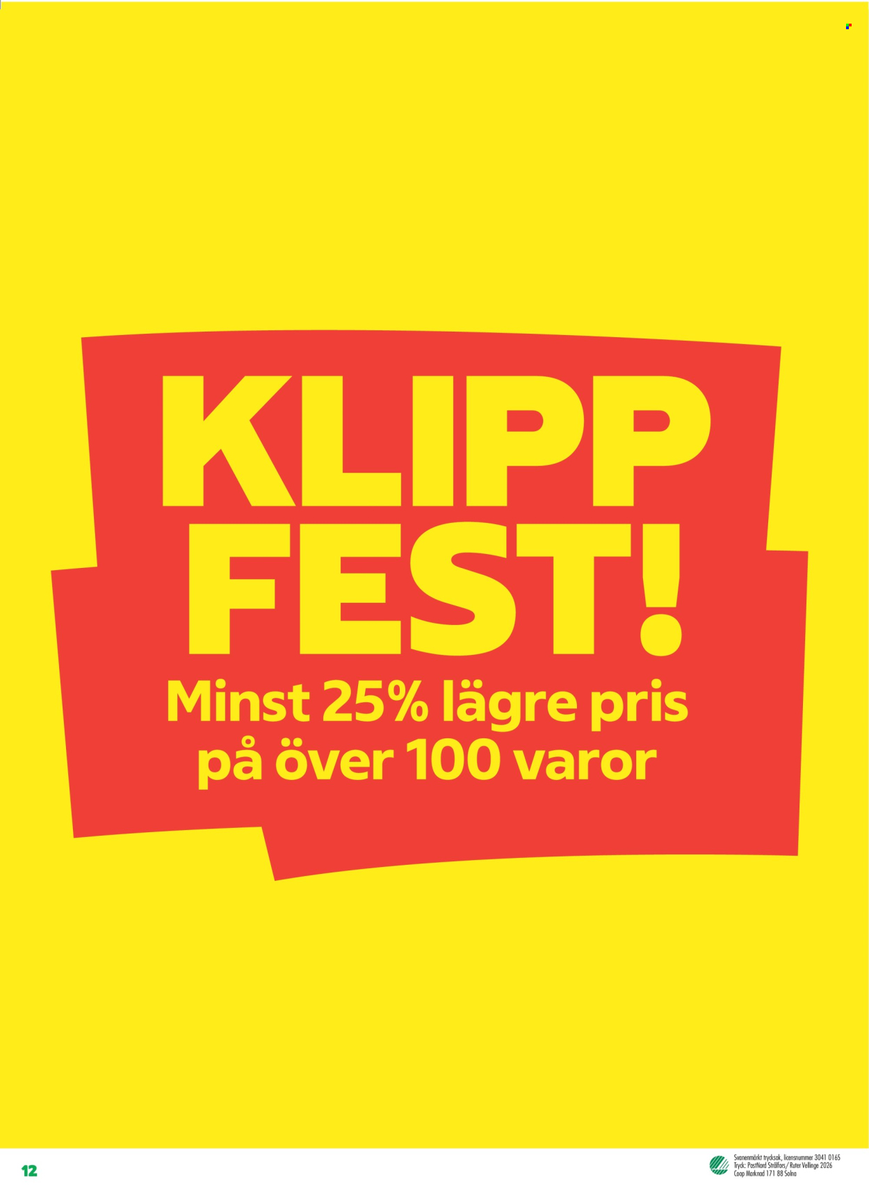 Coop reklamblad - 21/9 2026 - 27/9 2026. Sida 12
