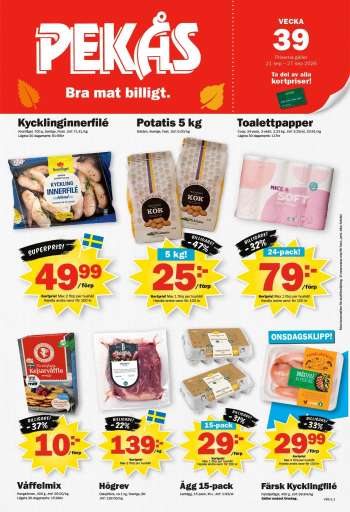 thumbnail - Pekås reklamblad