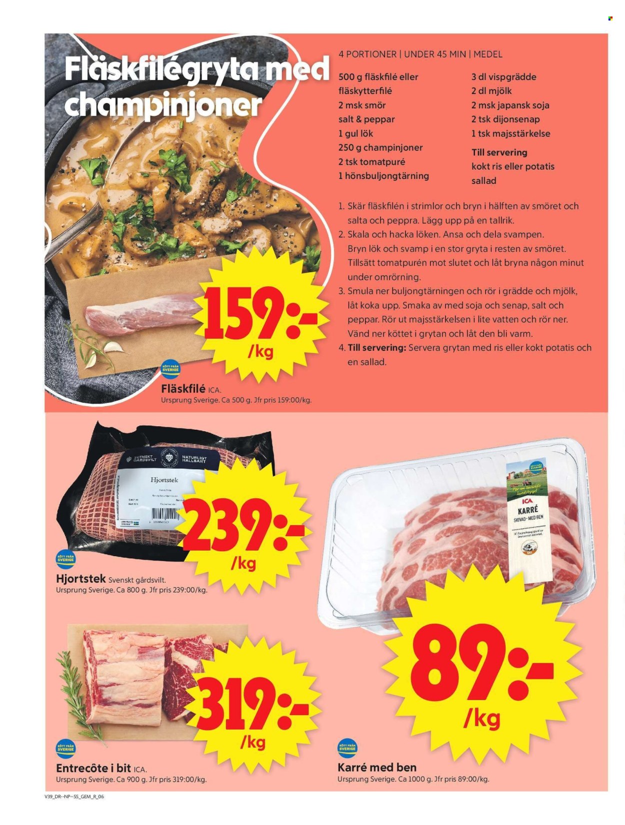 ICA reklamblad - 21/9 2026 - 27/9 2026. Sida 8