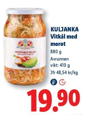 KULJANKA Vitkål med morot