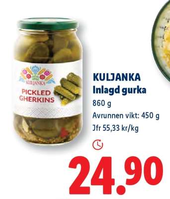 Kuljanka Inlagd gurka