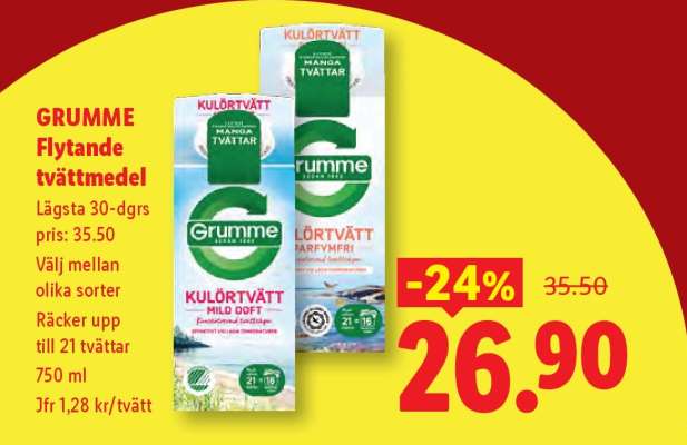 Grumme Flytande Tvättmedel