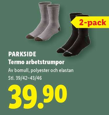 PARKSIDE Termo arbetstrumpor