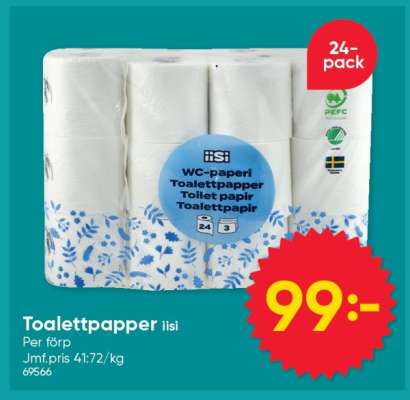 Toalettpapper iisi