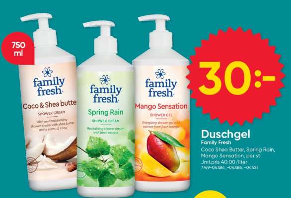Duschgel Family Fresh
