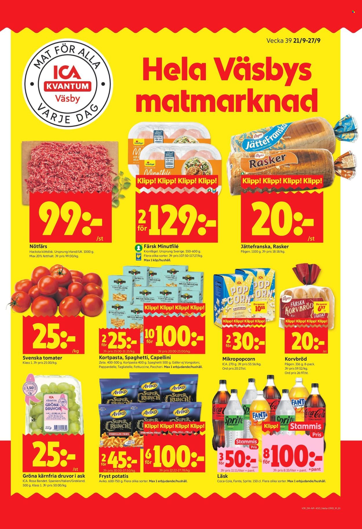 ICA reklamblad - 21/9 2026 - 27/9 2026. Sida 1