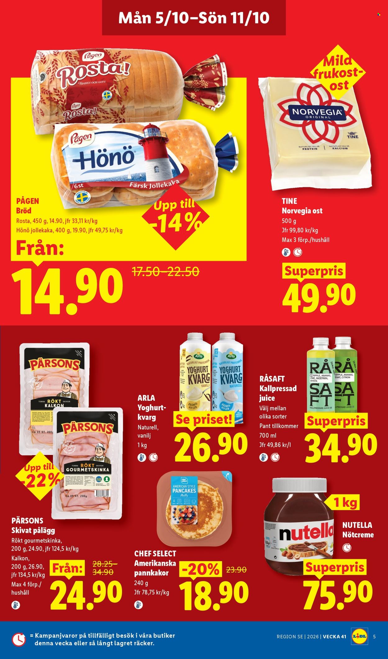 Lidl reklamblad - 5/10 2026 - 11/10 2026. Sida 6
