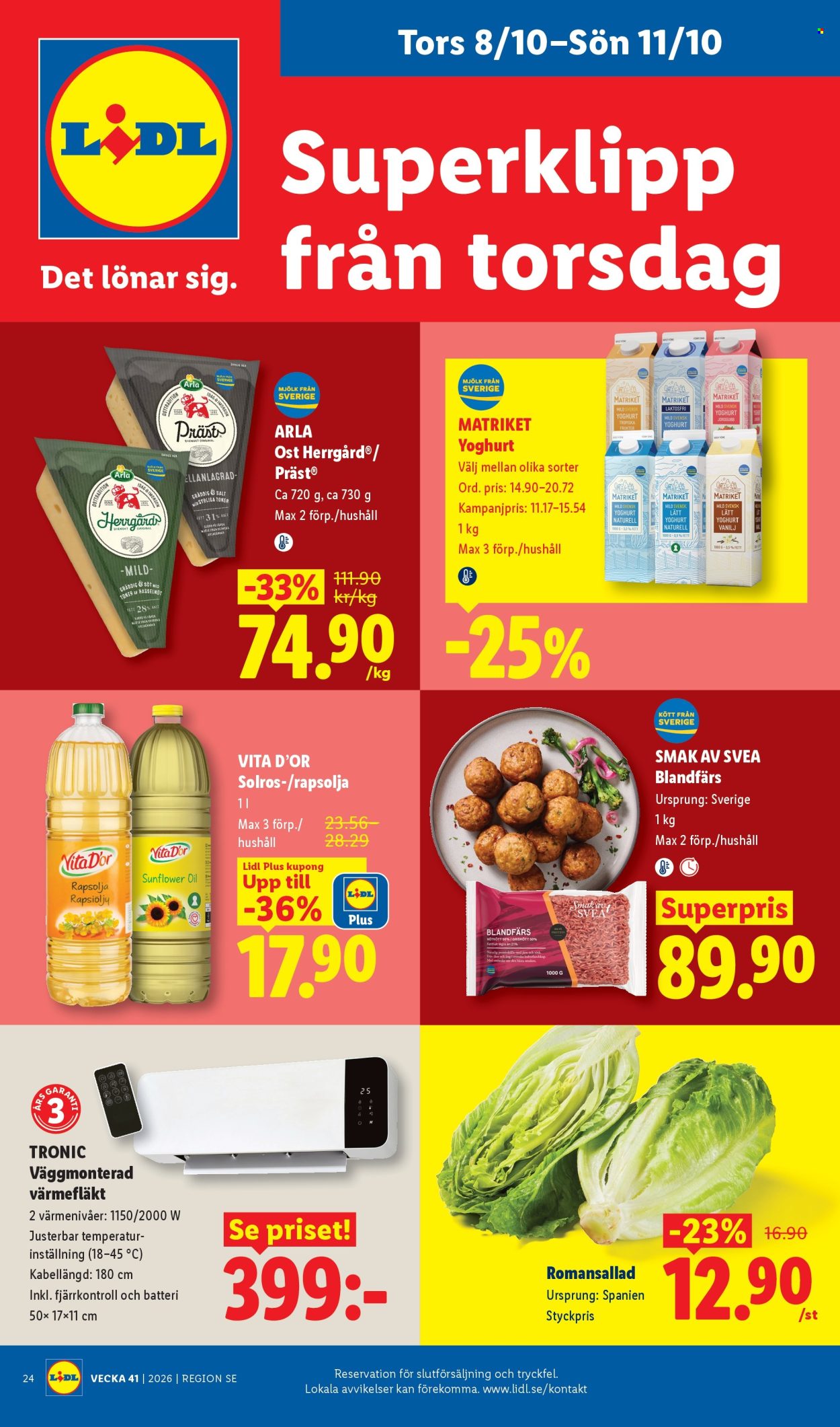 Lidl reklamblad - 5/10 2026 - 11/10 2026. Sida 29