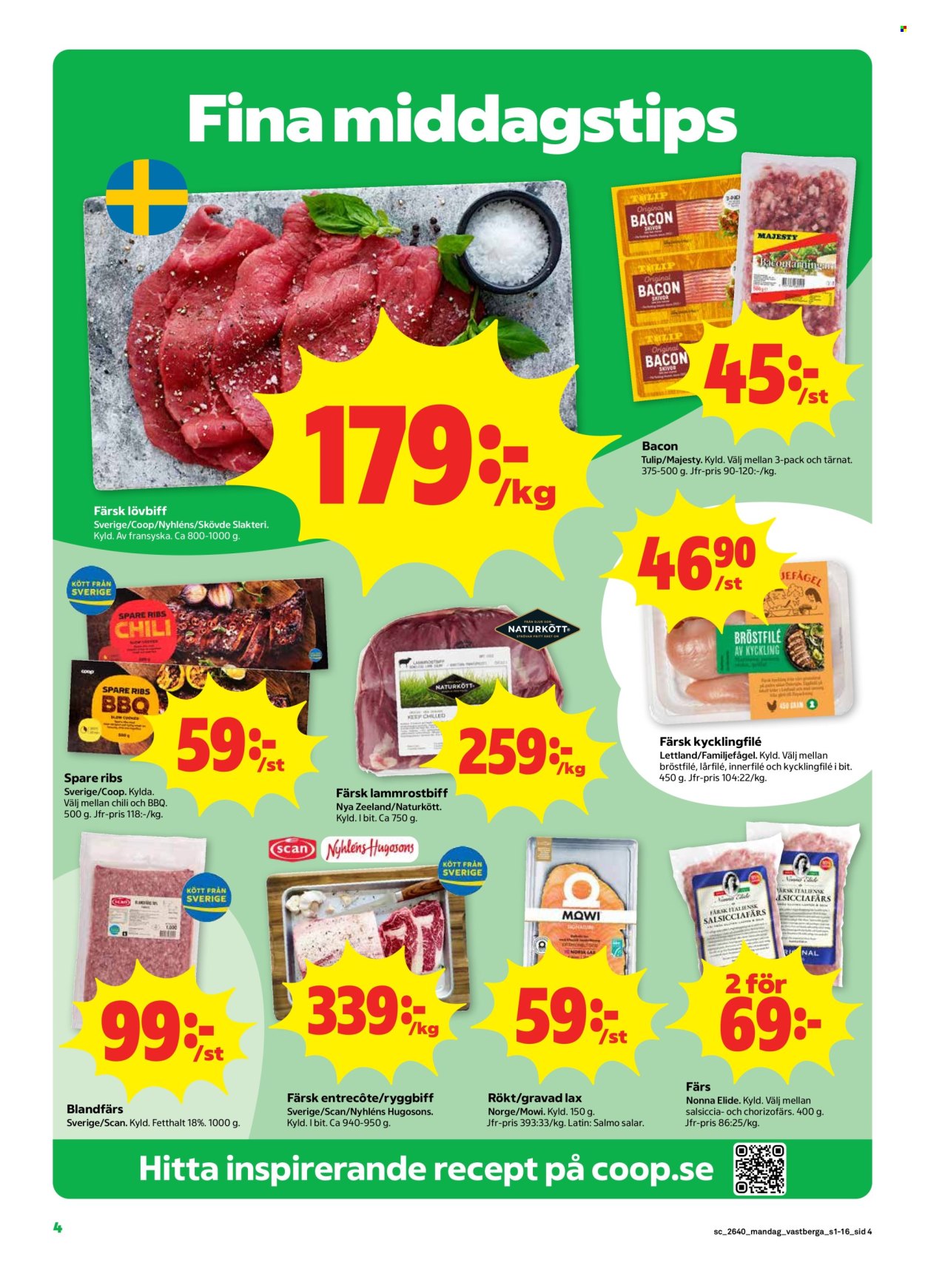 Stora Coop reklamblad - 28/9 2026 - 4/10 2026. Sida 4