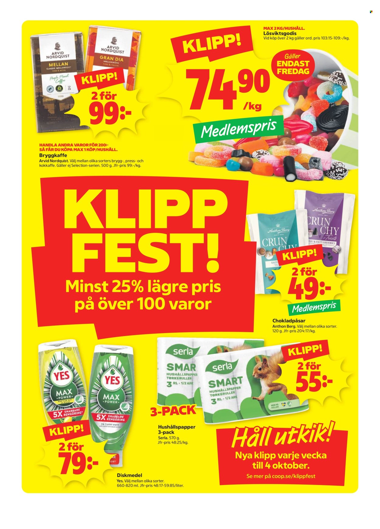 Stora Coop reklamblad - 28/9 2026 - 4/10 2026. Sida 15