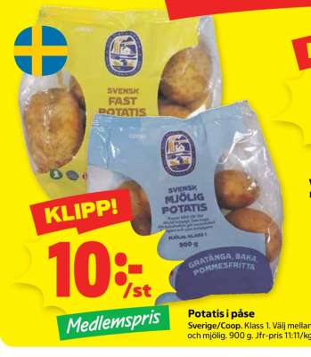 Potatis i påse