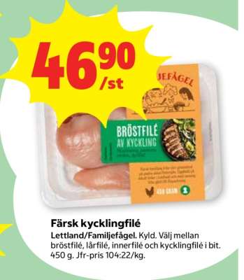 Färsk Kycklingfilé