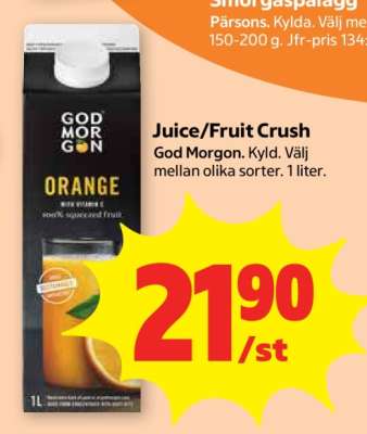 Juice/fruit crush