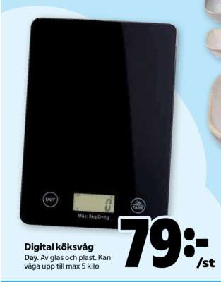 Digital köksvåg
