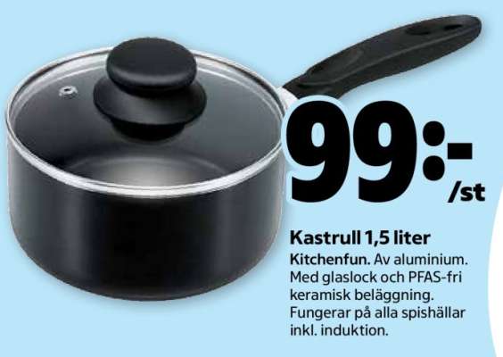 Kastrull 1,5 liter