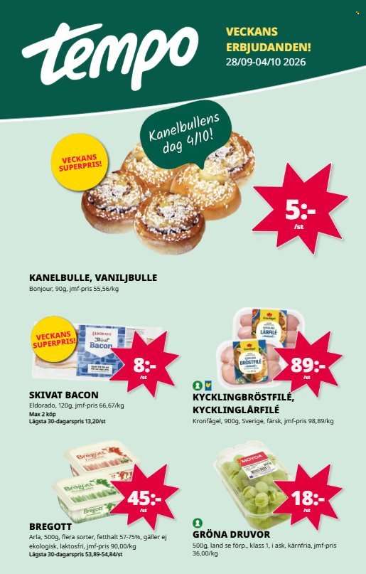 Tempo reklamblad - 28/9 2026 - 4/10 2026.