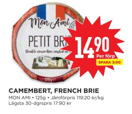 CAMEMBERT, FRENCH BRIE