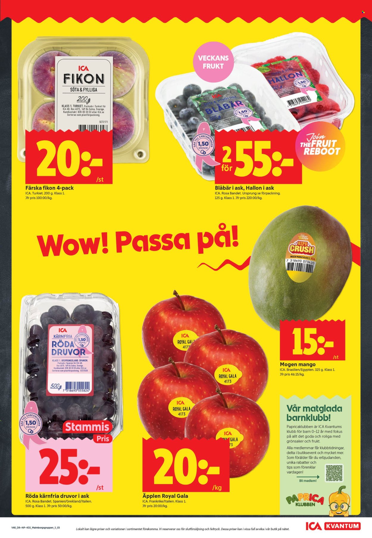 ICA reklamblad - 28/9 2026 - 4/10 2026. Sida 3