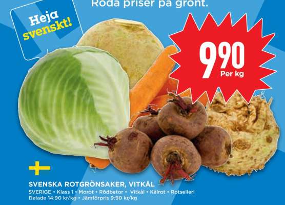 Svenska rotgrönsaker, vitkål