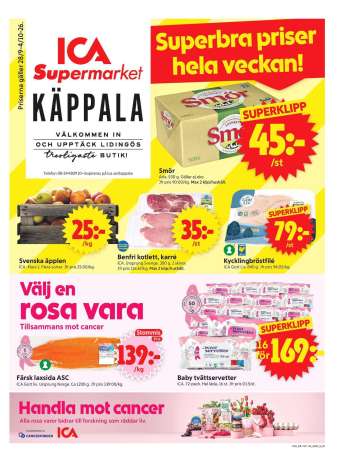 ICA reklamblad - 28/9 2026 - 4/10 2026.