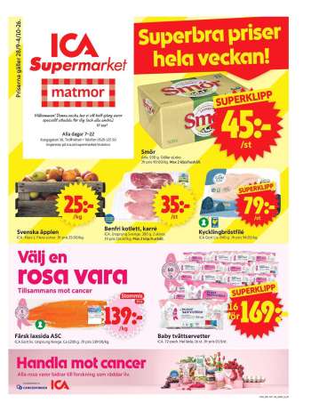 ICA reklamblad - 28/9 2026 - 4/10 2026.