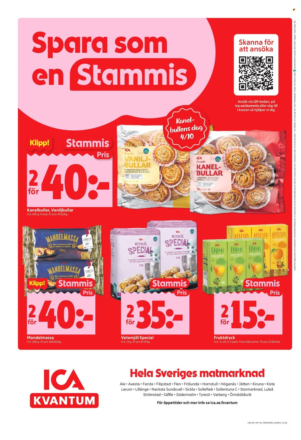 ICA reklamblad - 28/9 2026 - 4/10 2026. Sida 10